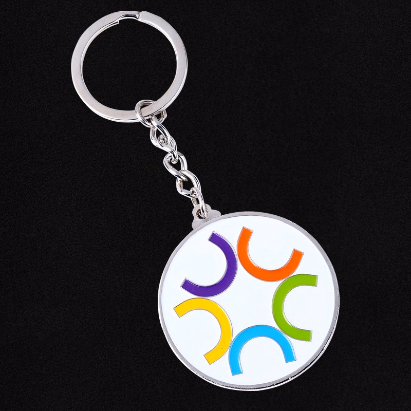 Custom Metal Paint Keychain