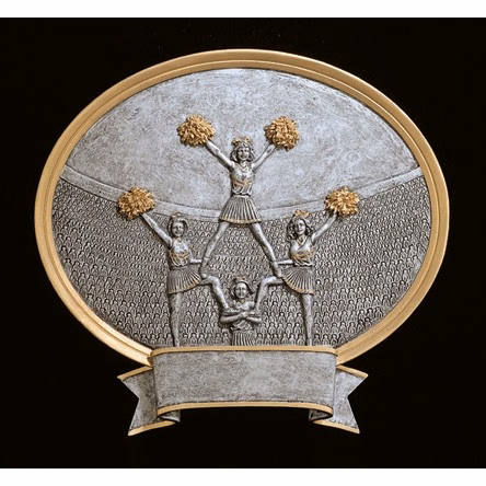 8" Cheerleader Female Legend Plate