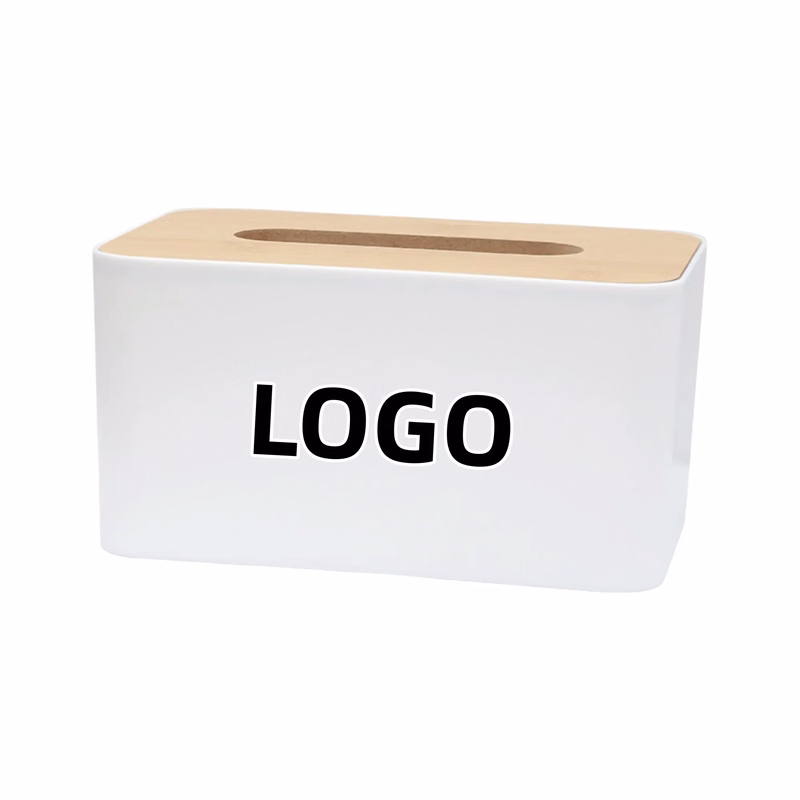 Bamboo and wooden lid tissue box
