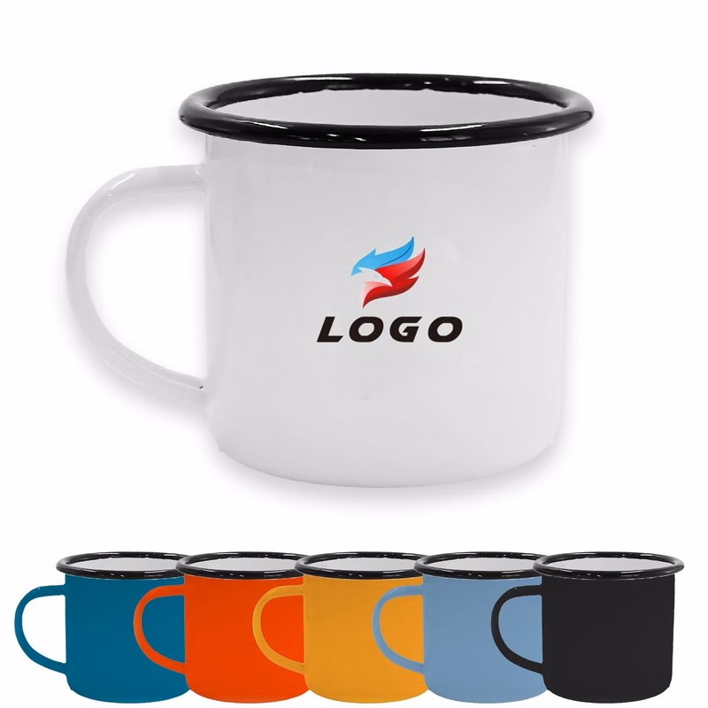 Stainless Rim Ceramic Mug 12oz ?C Personalized Drinkware