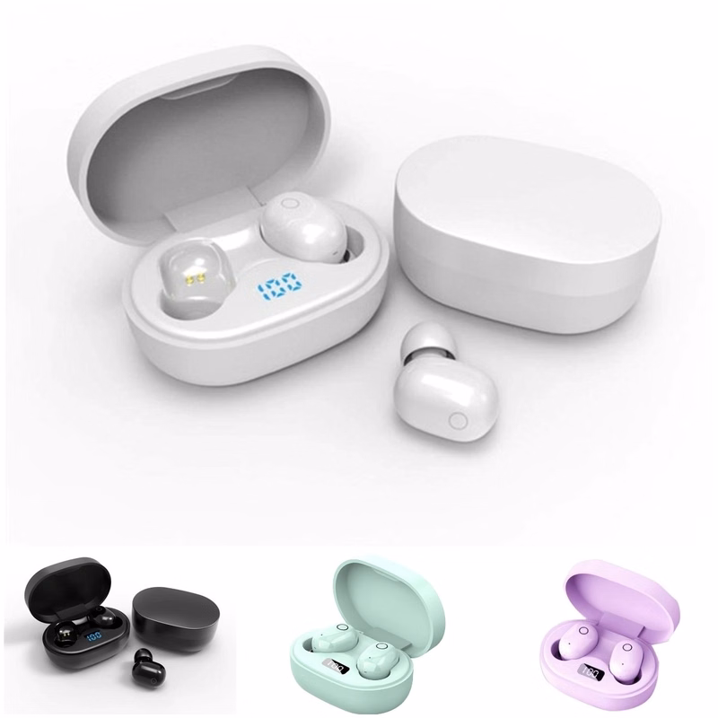 Bluetooth Earbuds with LED Electricity Display