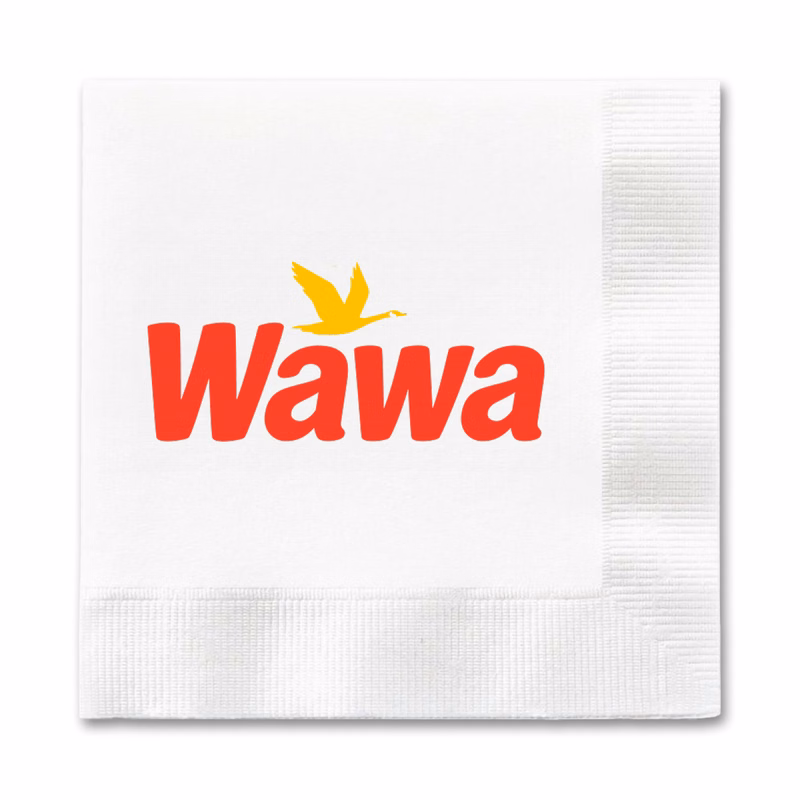 2-Ply White Beverage Napkin - High Line