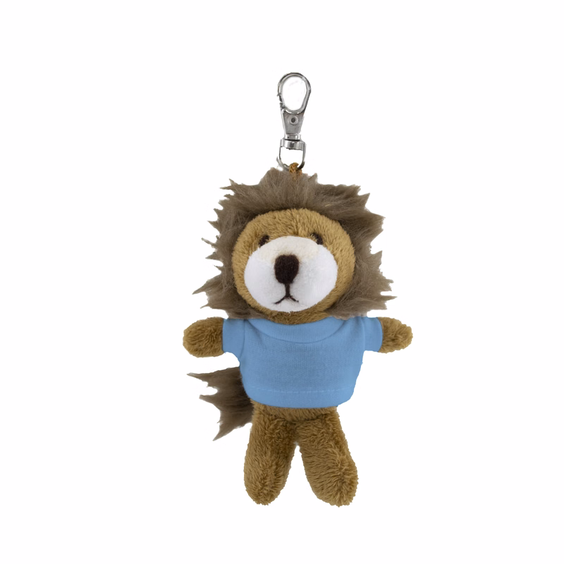 Plush Lion Keychain With Tee