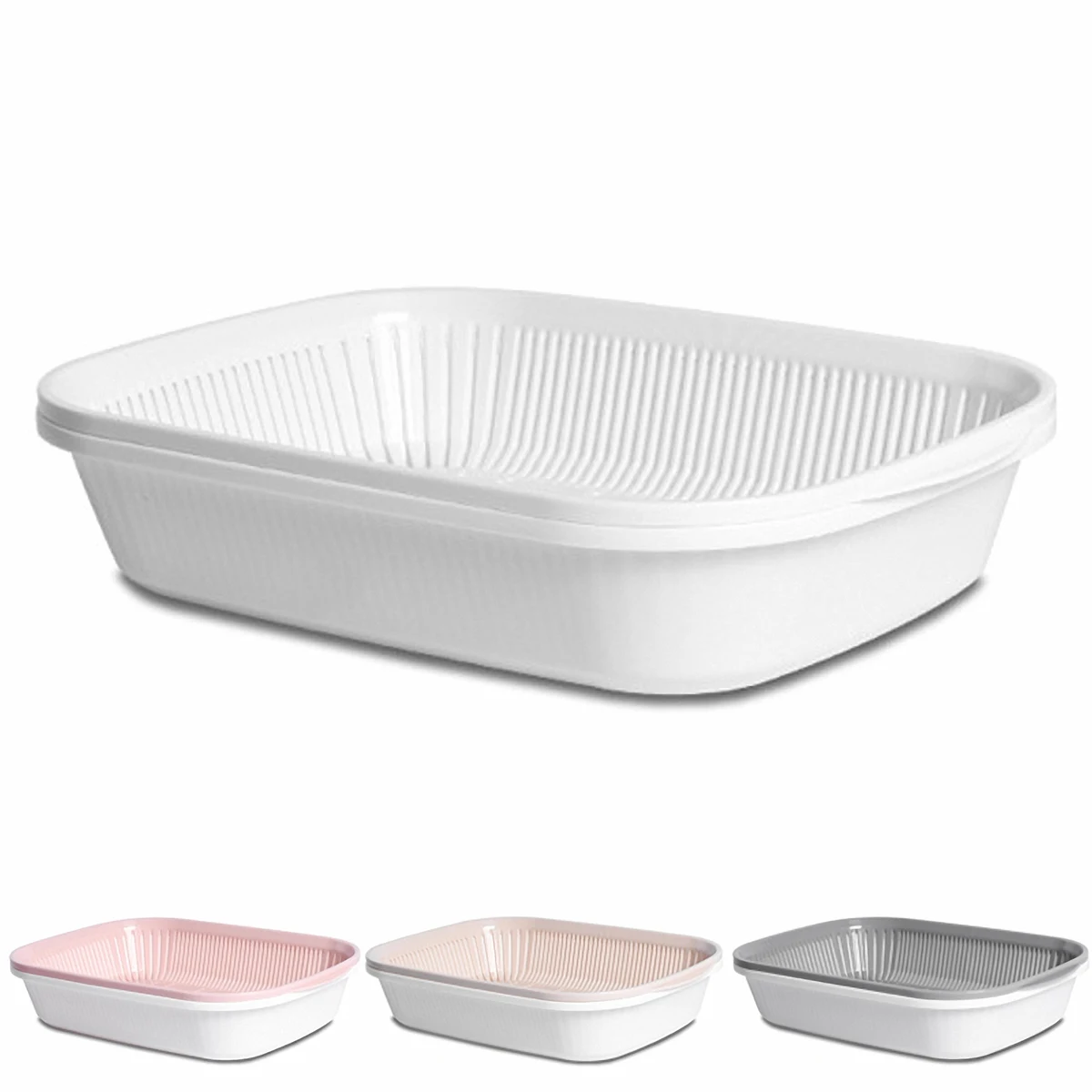 2-in-1 Wash & Drain Colander Set 1