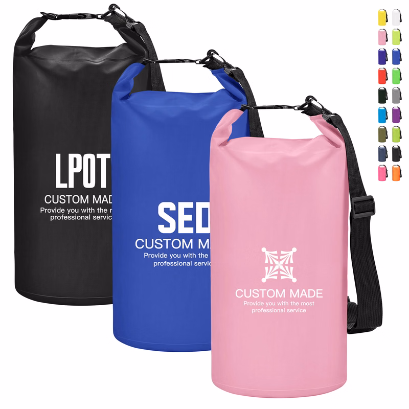 25L PVC Bucket Shaped Double Shoulder Dry Bag