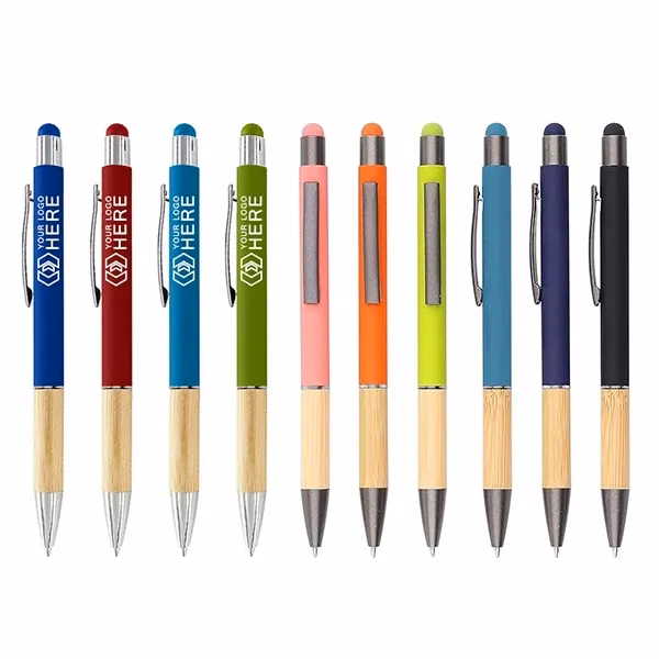 Saratoga Bamboo Grip Stylus Pen