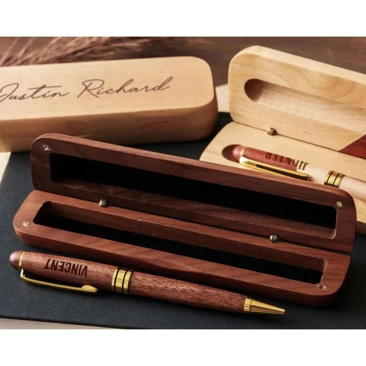 Custom Personalized Gift Wood Pen Set 1