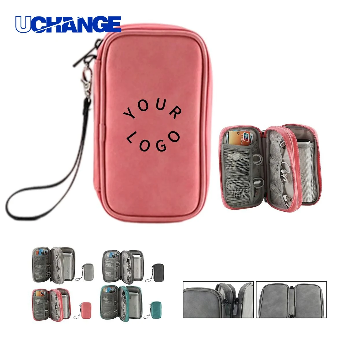 Compact Storage Bag Organizer for Chargers and Accessories 1