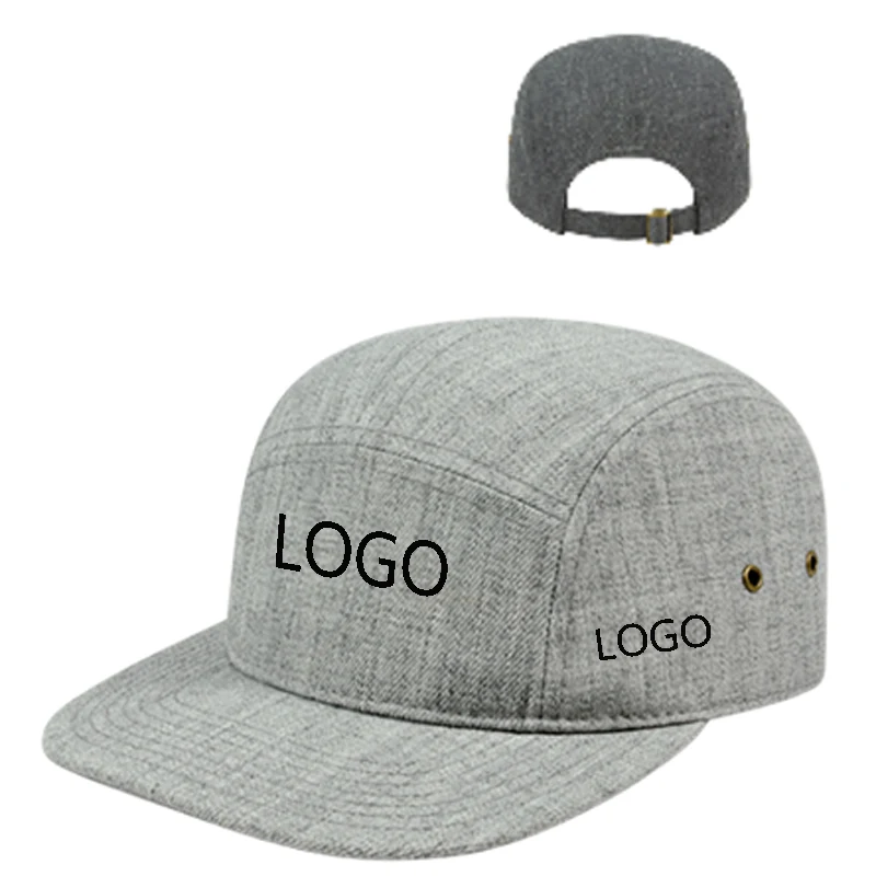 5 Panel Camper Style Baseball Cap Hat 1