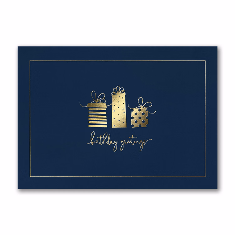 Simple Packages Birthday Card