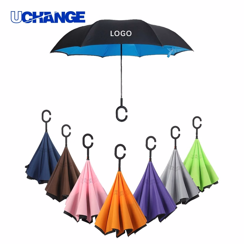 Double Manual Inverted Umbrella