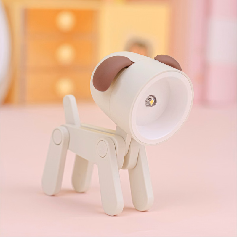 Miniature dog and deer night light