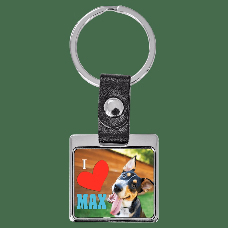 Sublimatable Keychain with White Insert