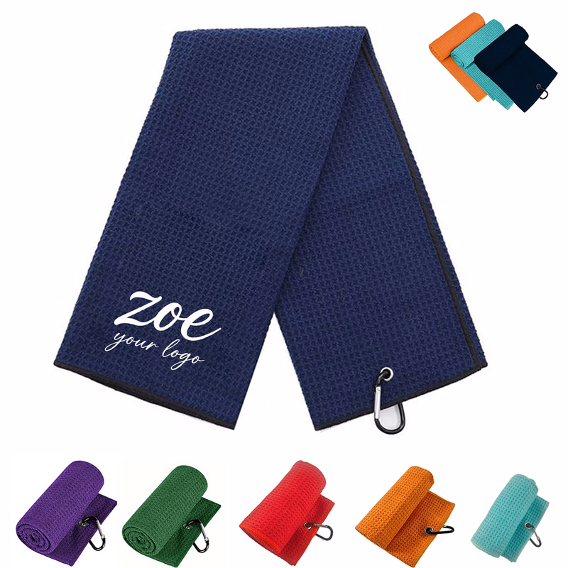 Golf Towel With Grommet And Hook