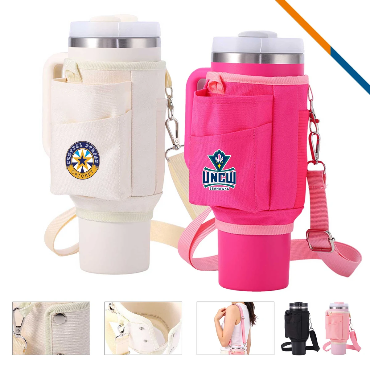 GuardSip Recycled Polyester Water Bottle Pouch 1