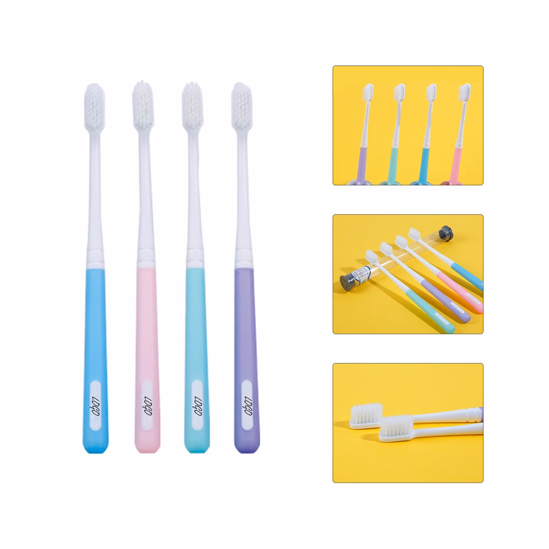Customizable Soft-bristled Plastic Toothbrush