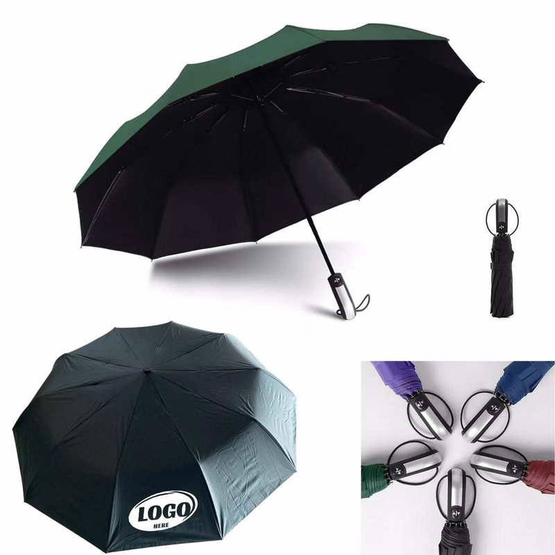 42" Auto Open Folding Umbrella