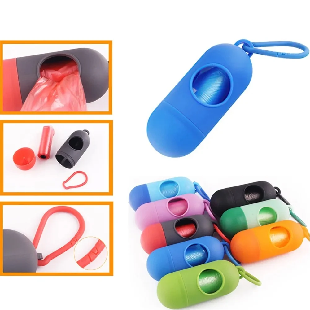 Dog Poop Dispenser Pet Waste Disposal Bag-Capsule Shaped 1