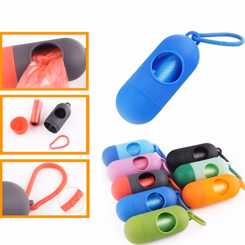 Dog Poop Dispenser Pet Waste Disposal Bag-Capsule Shaped