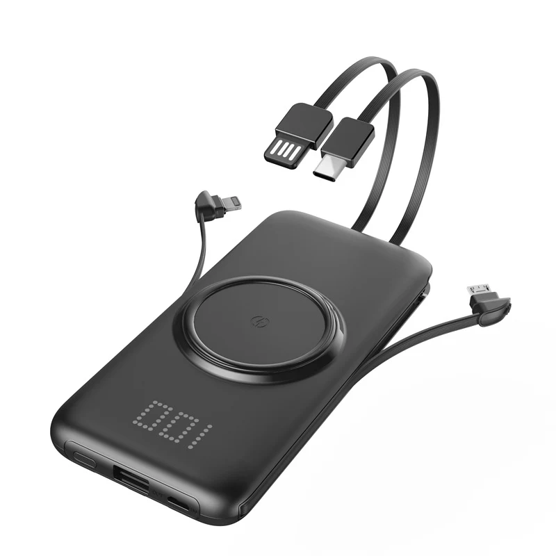 Foldable 10000mAh Type-C Magnetic Wireless Power Bank 1