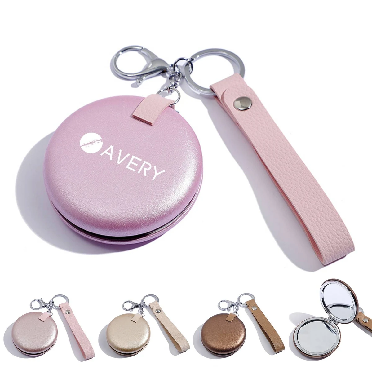 Compact Mirror With Keychain 1