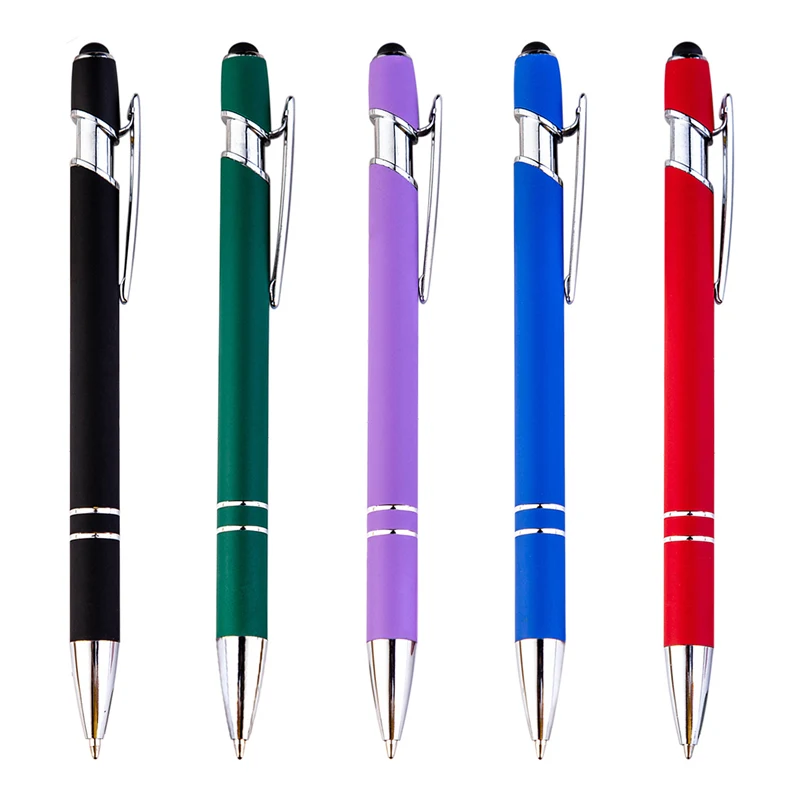 Soft Touch Rubber Ballpoint Pen 1