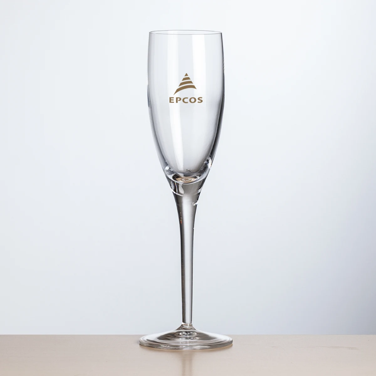 Belfast Flute - Imprinted, custom glassware with logo imprint 1