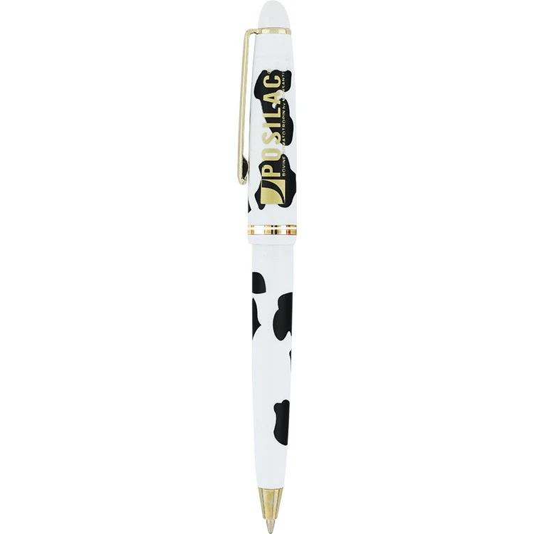 Barona Cow Print Click-Action Ballpoint Pen 1