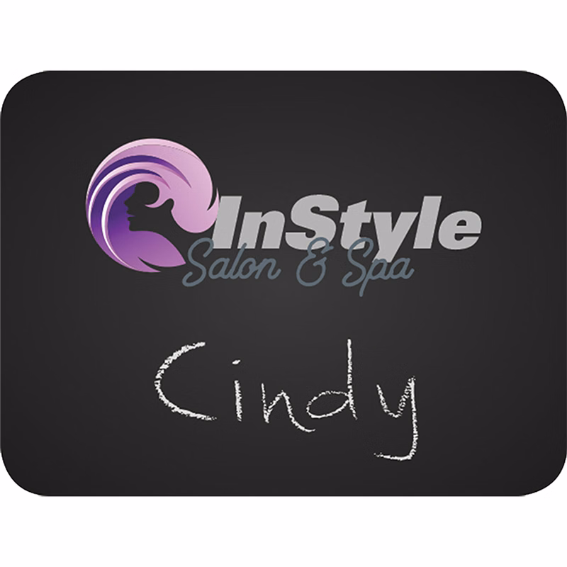 Sacramento Reusable Chalkboard Badge (Custom Size 0-3 Sq. In.)