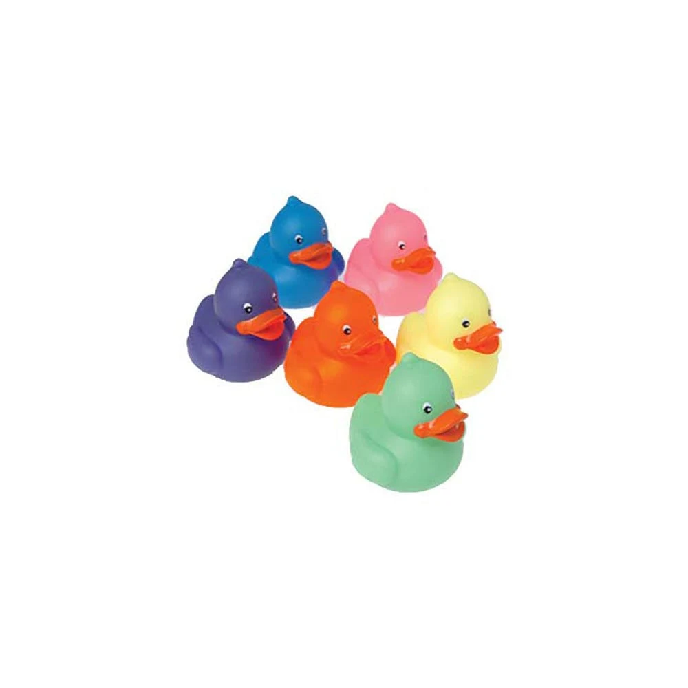 Neon Rubber Ducks - Assorted 1