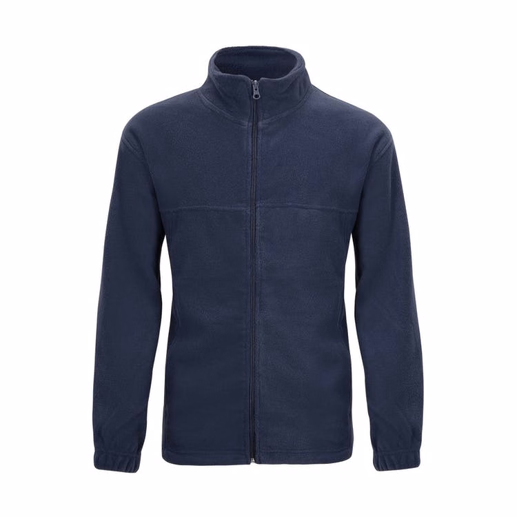 Youth Polar Fleece Jackets - 10/12 (M) Navy Full Zip