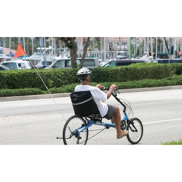 Semi-Stock Blanks Bike Flags - 9mil Poly 12" x 18" 1