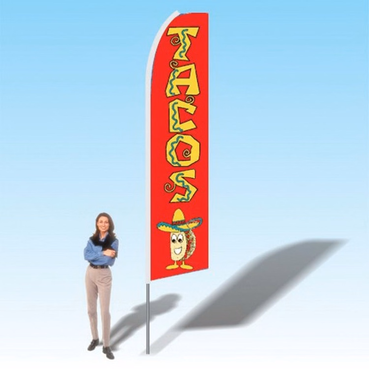 15FT Tacos Advertising Banner Flag