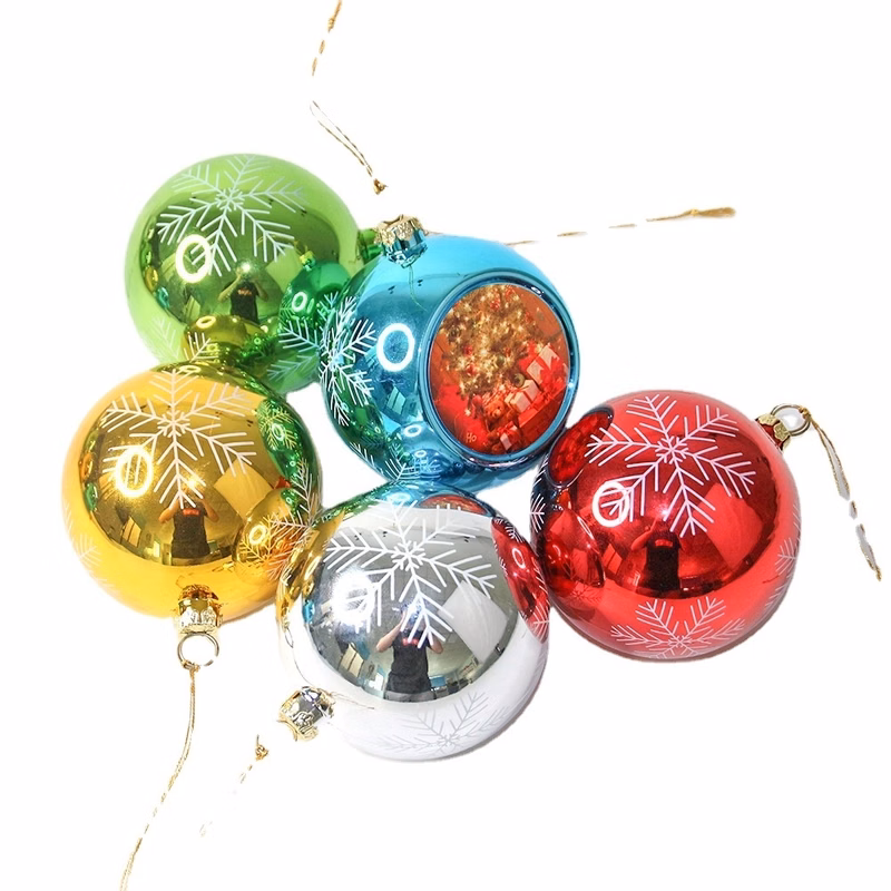 3.2" Plastic Christmas Tree Ornament Ball Hanging MOQ50