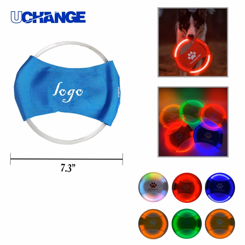 Rechargeable LED Glow Dog Flying Disc