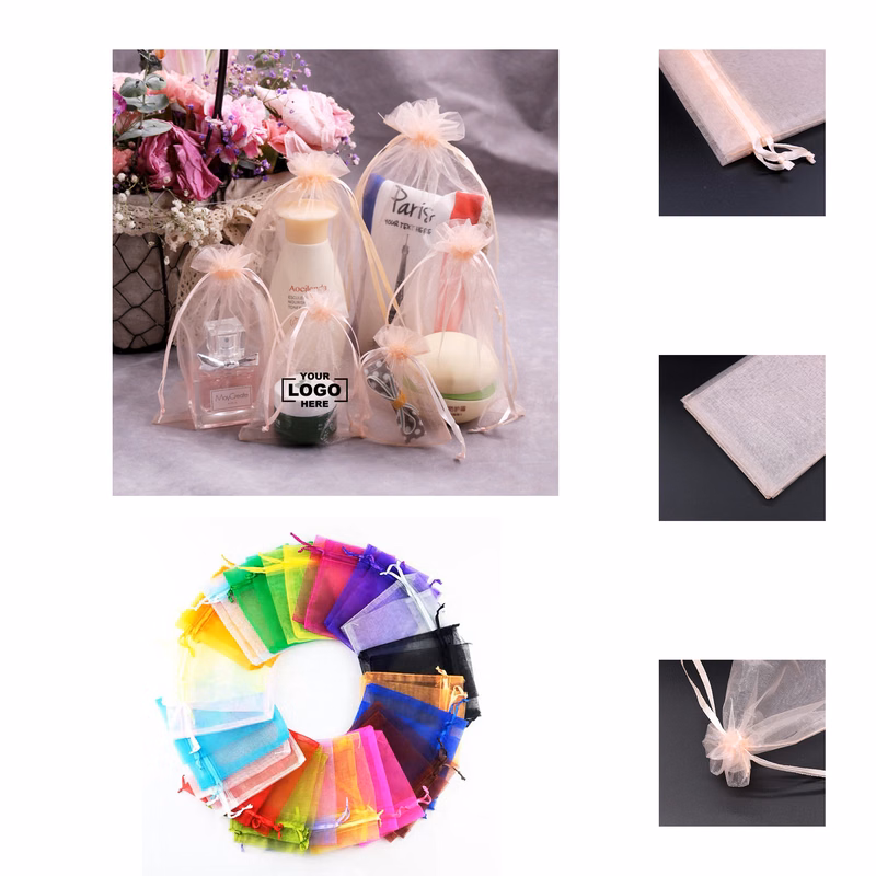 Sheer Organza Gift Bags with Drawstring