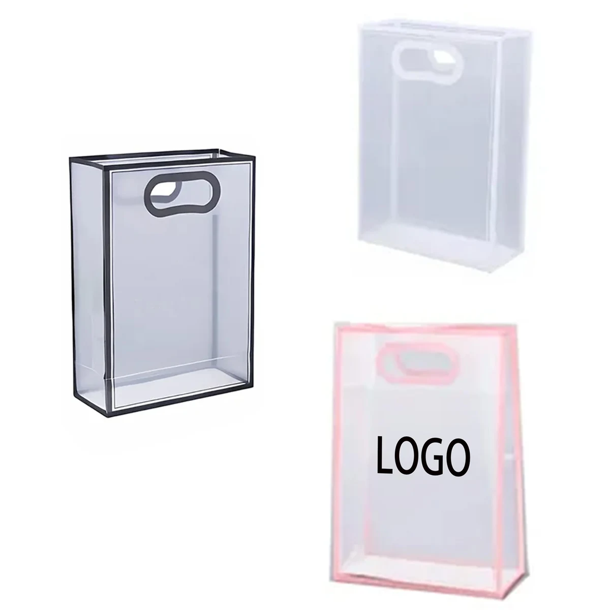 Medium PVC Tote Transparent 1