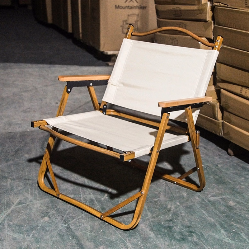 Wood Folding Camping Oxford Chair