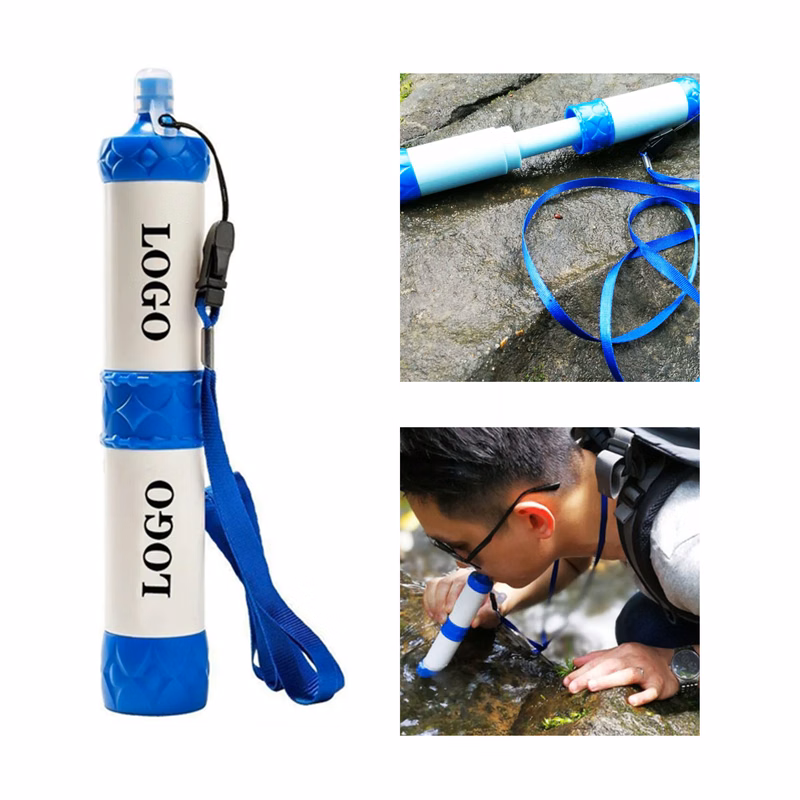 Convenient Outdoor Pressurized Water Purification Straws