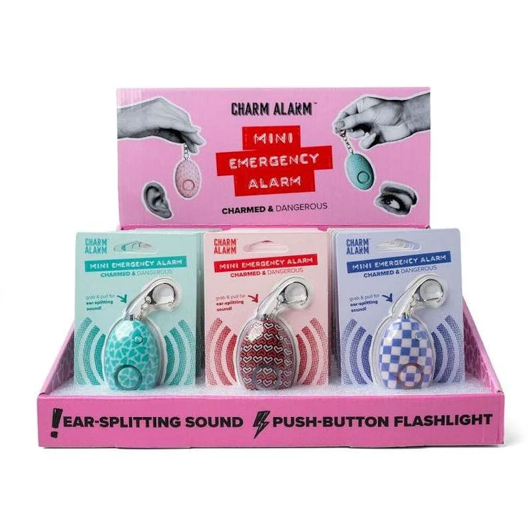 Mini Emergency Alarm Keychain - Assorted 1