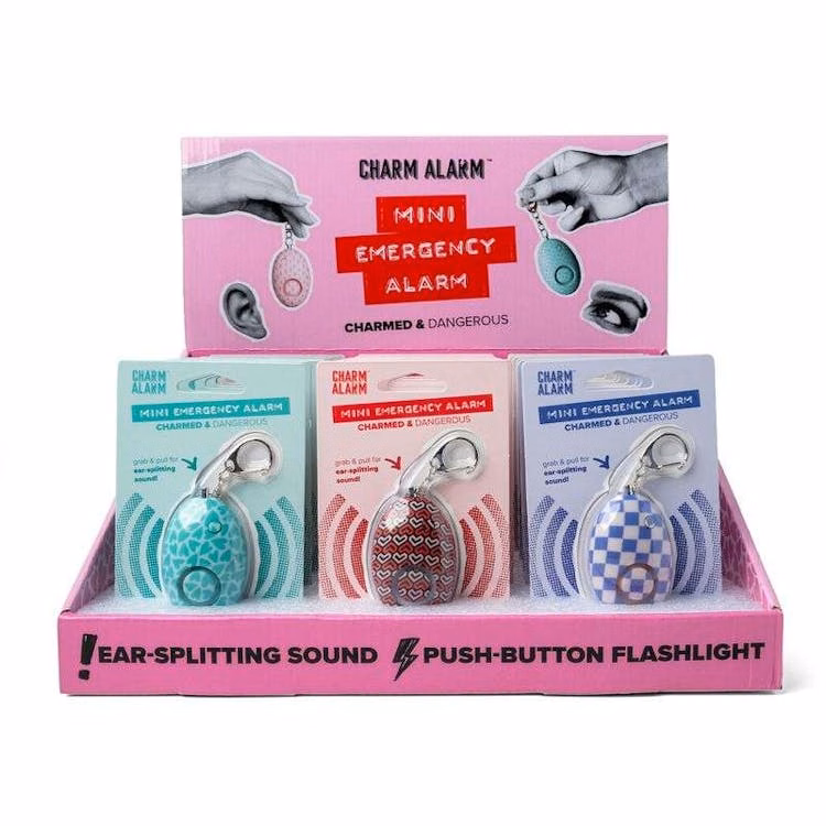 Mini Emergency Alarm Keychain - Assorted