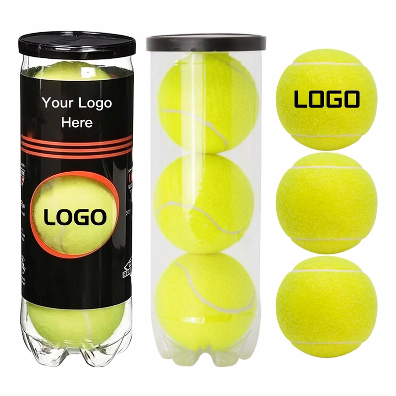 2.5 Inch Durable Rubber Core Tennis Balls Bulk Set