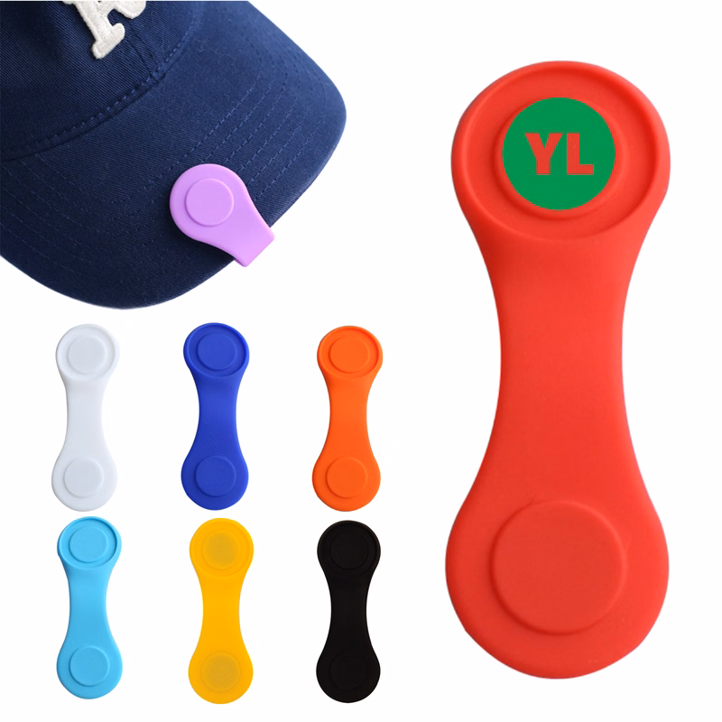 Silicone Golf Cap Clip Marker Holder MOQ 50