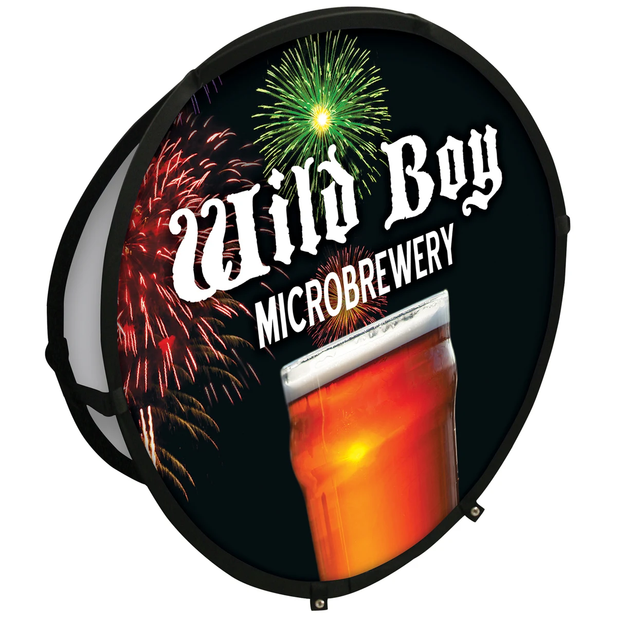 47.25" Circle Pop-Up Banner 1