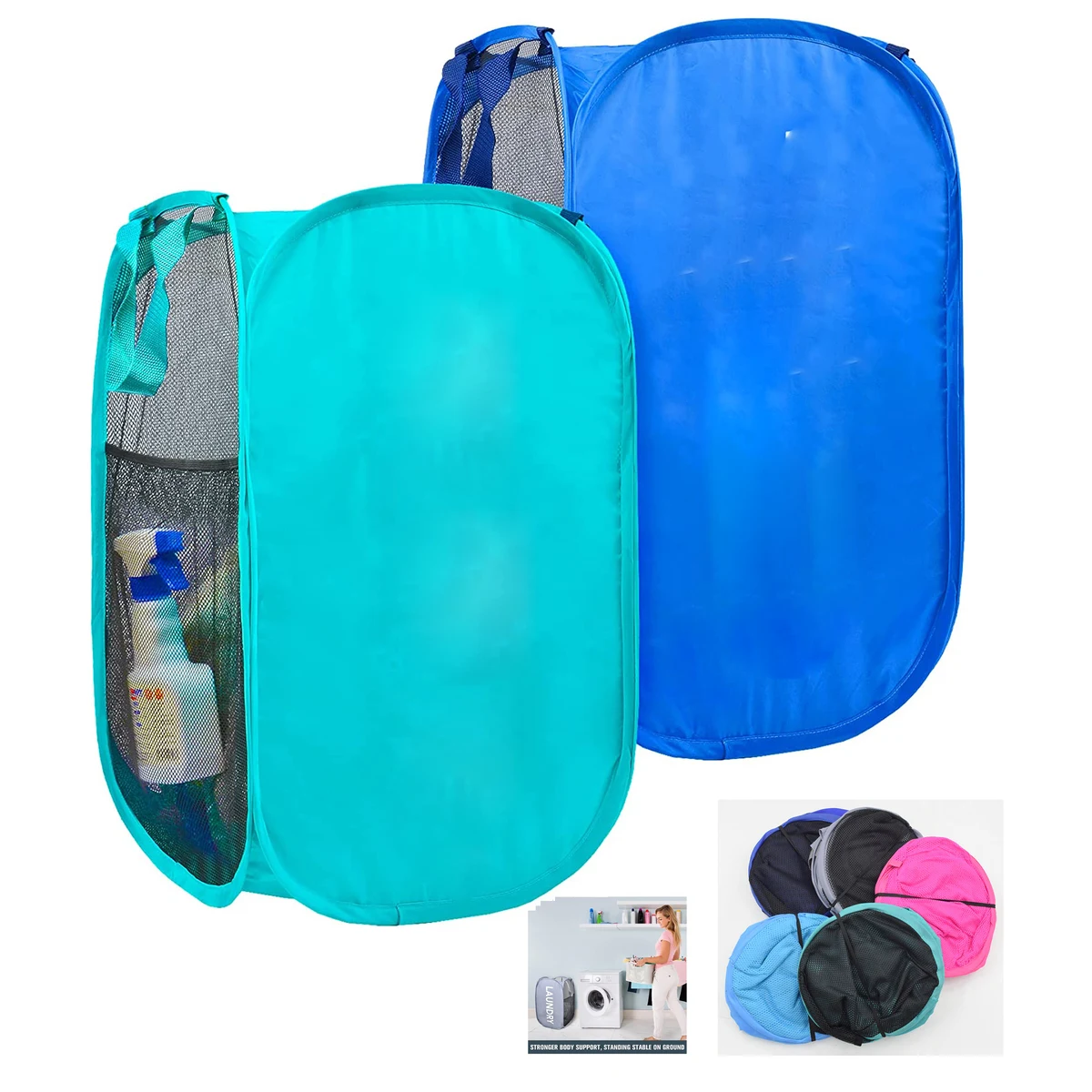 Pop up Laundry Hamper Basket 1
