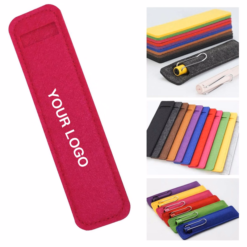 PU Leather Pen Case Holder for Desk or Travel