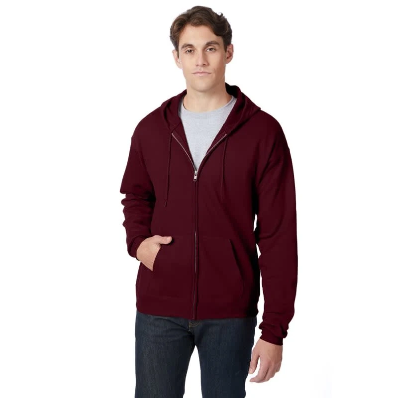 Hanes 7.8 Oz. ComfortBlend® EcoSmart® 50/50 Full-Zip Hoo 1