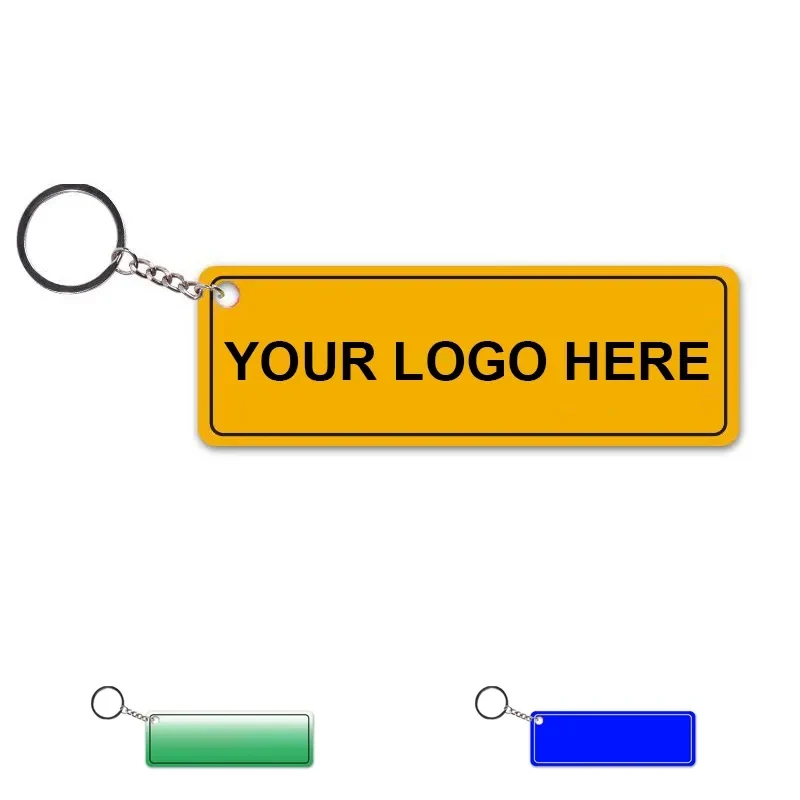 Rectangle Acrylic Keychains 1