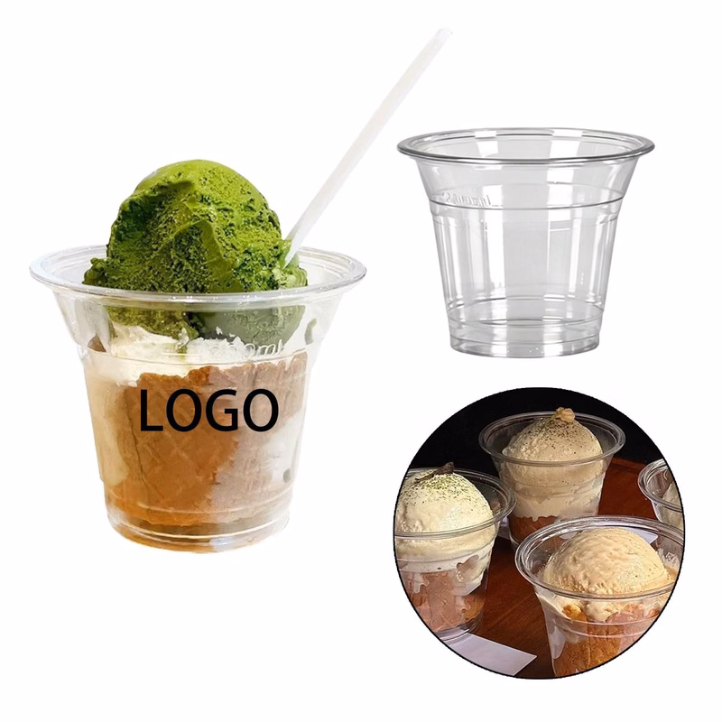 Clear PET Disposable Mini Ice Cream Cup