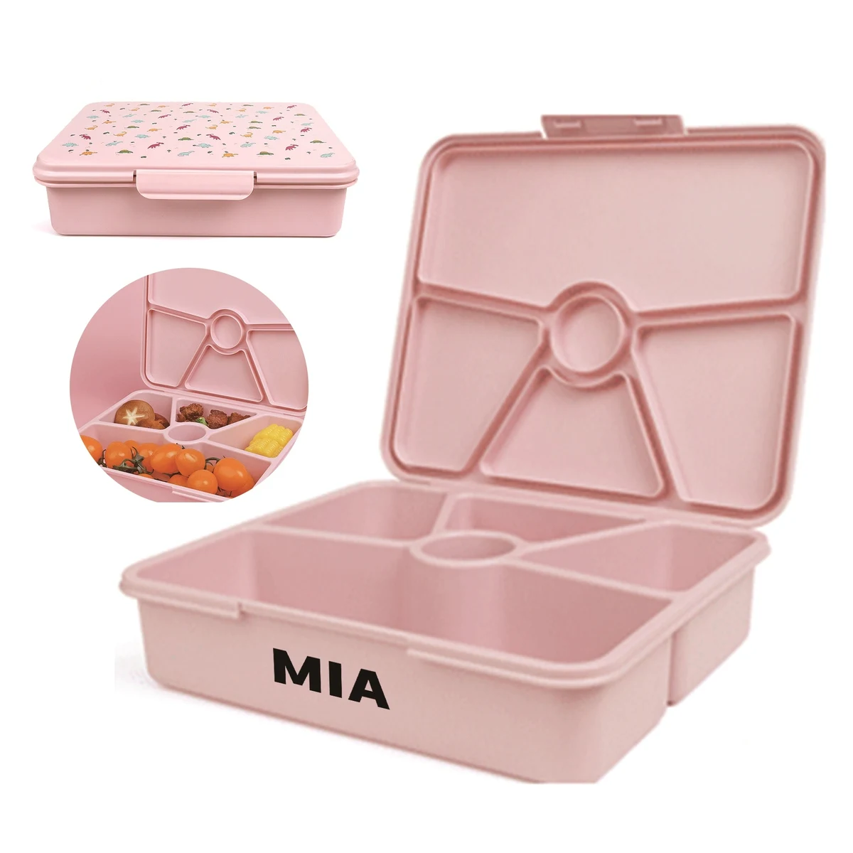 Large Capacity Five-Compartment Lunch Box 1